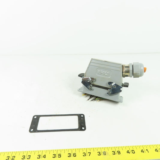 Epic H-BS 6 SS Rectangular Connector Plug 6-Pin Male/Female 400/690V 35A