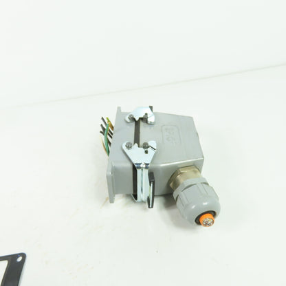 Epic H-BS 6 SS Rectangular Connector Plug 6-Pin Male/Female 400/690V 35A