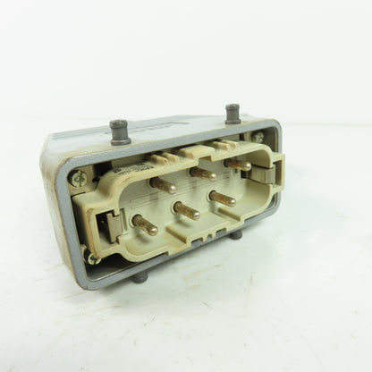 Epic H-BS 6 SS Rectangular Connector Plug 6-Pin Male/Female 400/690V 35A