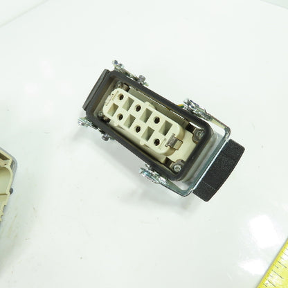Epic H-BS 6 SS Rectangular Connector Plug 6-Pin Male/Female 400/690V 35A