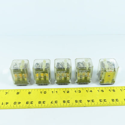 Potter & Brumfield KUP-14A45-120 General Purpose Relay 11-Pin 120V 10A Lot Of 5