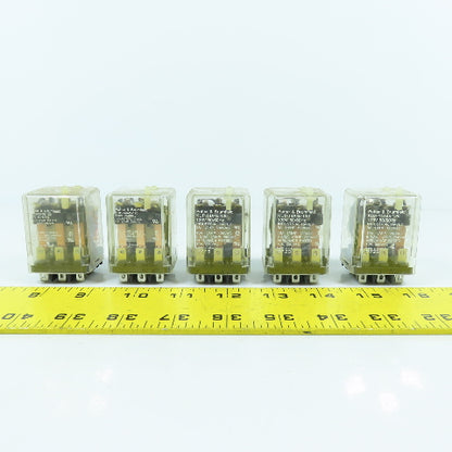 Potter & Brumfield KUP-14A45-120 General Purpose Relay 11-Pin 120V 10A Lot Of 5