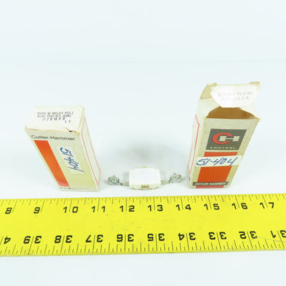 Cutler Hammer D26MPR Type M Rear Pole Relay N.O. Lot Of 2 NEW