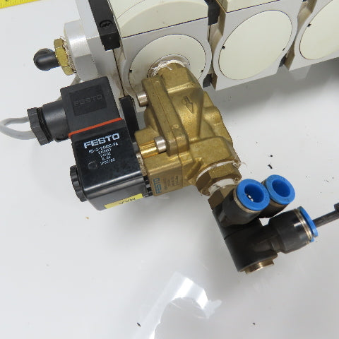 Festo MS6-LFR-1/2-D7-C-R-V-AS Pneumatic Filter Regulator Valve Assembly 12 Bar