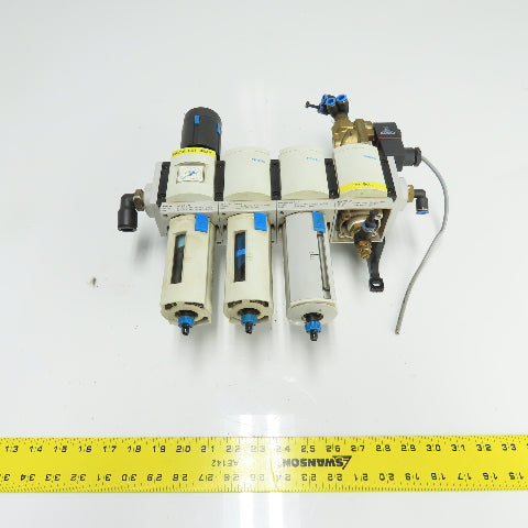 Festo MS6-LFR-1/2-D7-C-R-V-AS Pneumatic Filter Regulator Valve Assembly 12 Bar