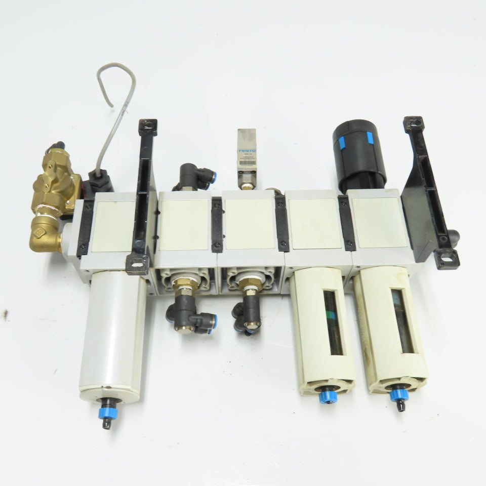Festo MS6-LFR-1/2-D7-C-R-V-AS Pneumatic Filter Regulator Valve Assembly 12 Bar