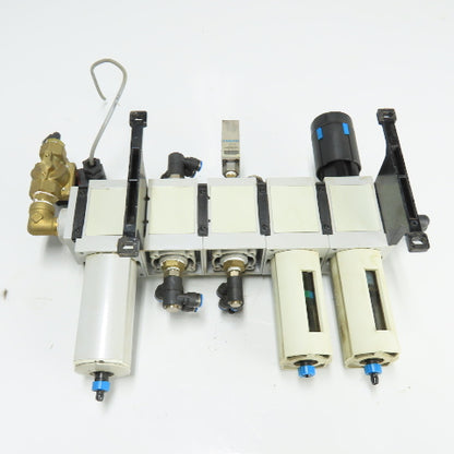 Festo MS6-LFR-1/2-D7-C-R-V-AS Pneumatic Filter Regulator Valve Assembly 12 Bar