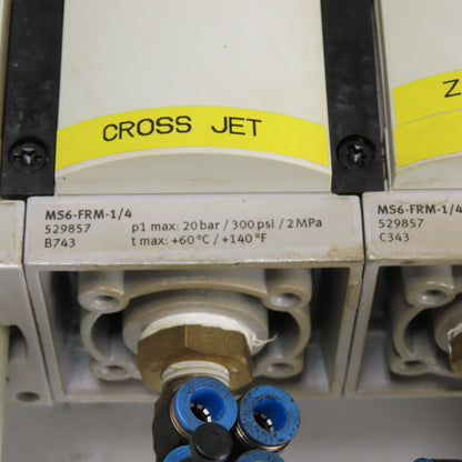 Festo MS6-LFR-1/2-D7-C-R-V-AS Pneumatic Filter Regulator Valve Assembly 12 Bar