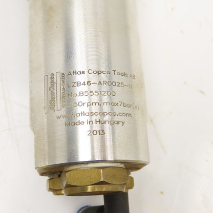 Atlas Copco LZB46-AR0025-11 Rotary Vane Air Motor 250RPM