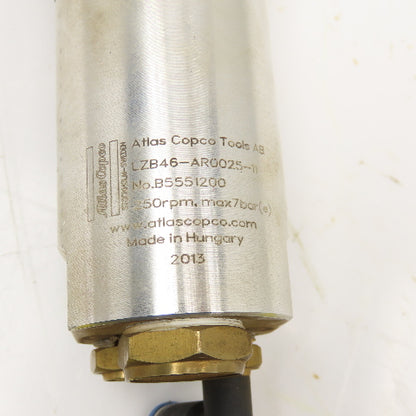 Atlas Copco LZB46-AR0025-11 Rotary Vane Air Motor 250RPM