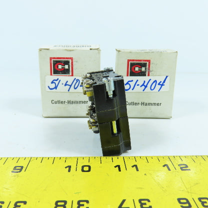 Cutler Hammer E30KLA3 E30 Auxiliary Contact Block 1 N.O 1 N.C NEW Lot Of 2
