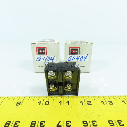 Cutler Hammer E30KLA3 E30 Auxiliary Contact Block 1 N.O 1 N.C NEW Lot Of 2
