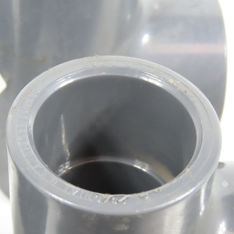 Colonial 1-1/4" x 1-1/4" x 1-1/4" Socket SCH 80 PVC Tee Lot Of 6