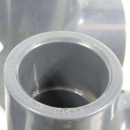 Colonial 1-1/4" x 1-1/4" x 1-1/4" Socket SCH 80 PVC Tee Lot Of 6