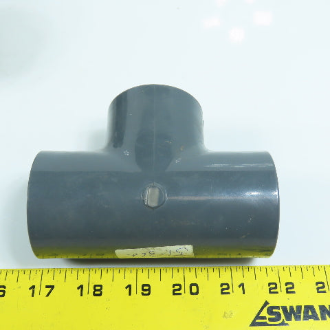 Colonial 1-1/4" x 1-1/4" x 1-1/4" Socket SCH 80 PVC Tee Lot Of 6