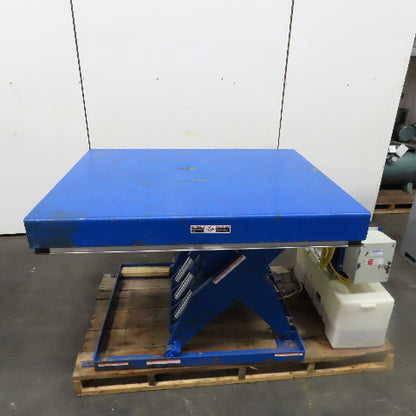 Vestil EHLT-4860-12-43 6 Ton Hydraulic Scissor Lift Table 460V 3Ph 10"-43" Lift