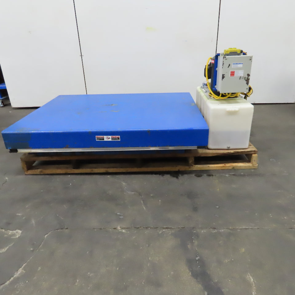 Vestil EHLT-4860-12-43 6 Ton Hydraulic Scissor Lift Table 460V 3Ph 10"-43" Lift