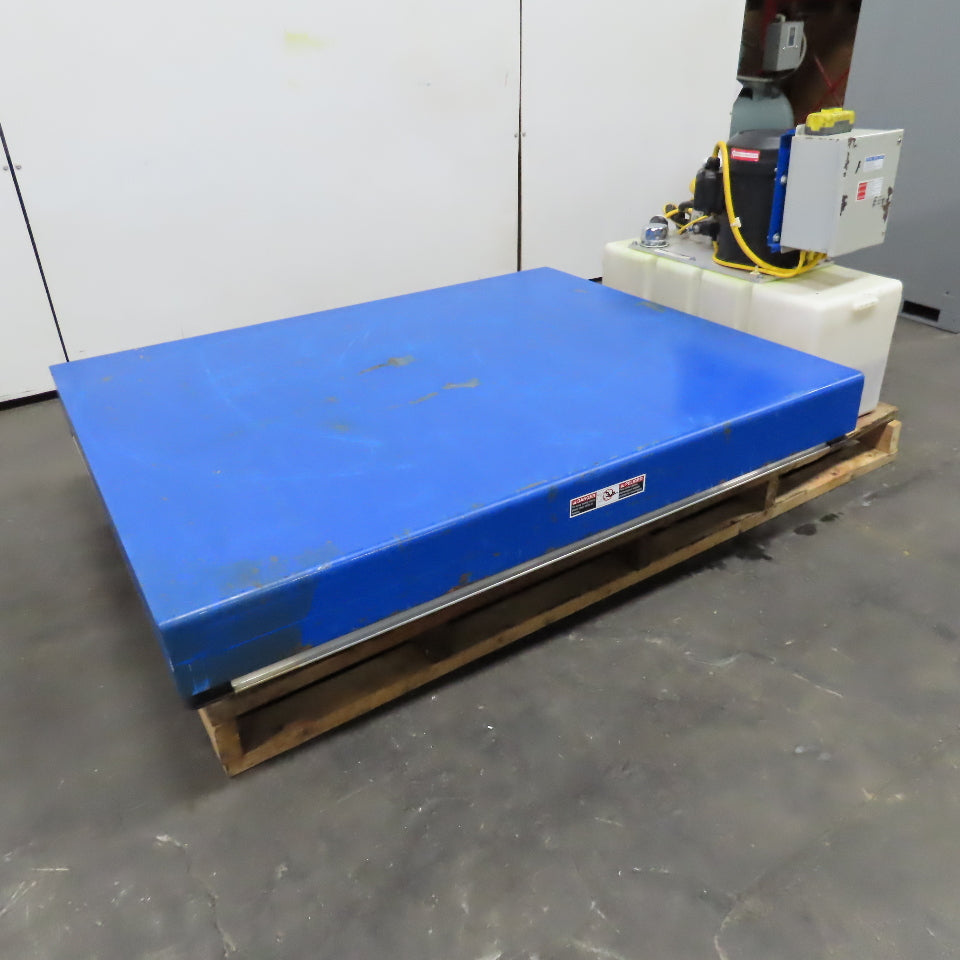 Vestil EHLT-4860-12-43 6 Ton Hydraulic Scissor Lift Table 460V 3Ph 10"-43" Lift