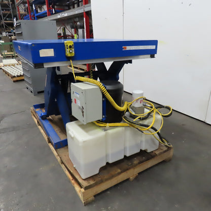 Vestil EHLT-4860-12-43 6 Ton Hydraulic Scissor Lift Table 460V 3Ph 10"-43" Lift