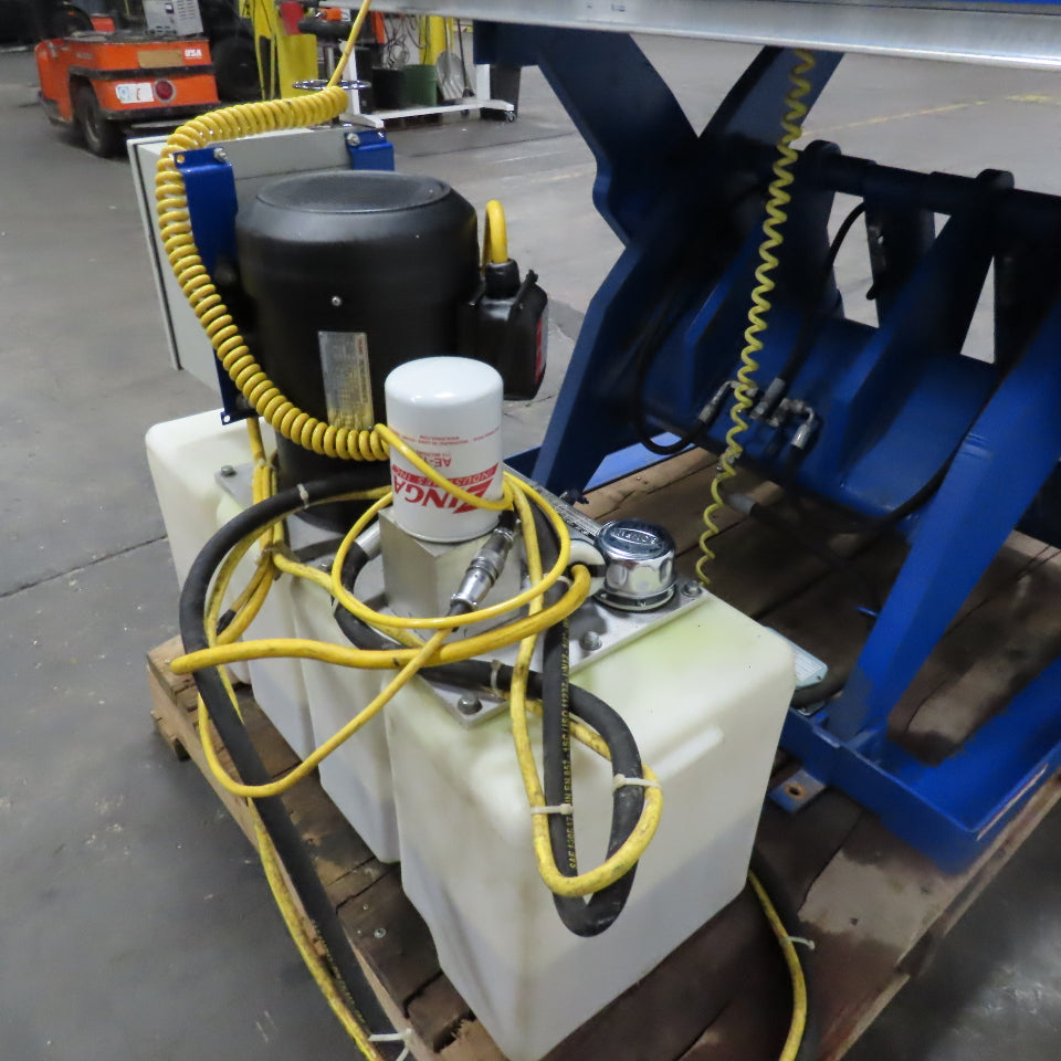 Vestil EHLT-4860-12-43 6 Ton Hydraulic Scissor Lift Table 460V 3Ph 10"-43" Lift