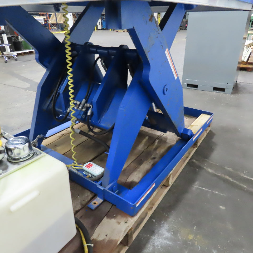 Vestil EHLT-4860-12-43 6 Ton Hydraulic Scissor Lift Table 460V 3Ph 10"-43" Lift