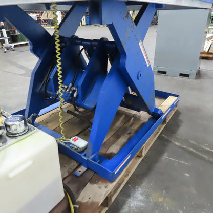Vestil EHLT-4860-12-43 6 Ton Hydraulic Scissor Lift Table 460V 3Ph 10"-43" Lift