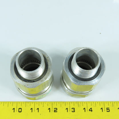 Emerson JMC100138 1" Metal Cable Connector Type 4 Lot Of 2