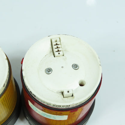 Telemecanique XVB C38, C34, C33 Green Red & Yellow Stack Lights 12-230V Lot Of 3