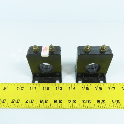 Instrument 2SFT-750 Ratio 75:5 Current Transformer 50-400HZ 600V Lot Of 2