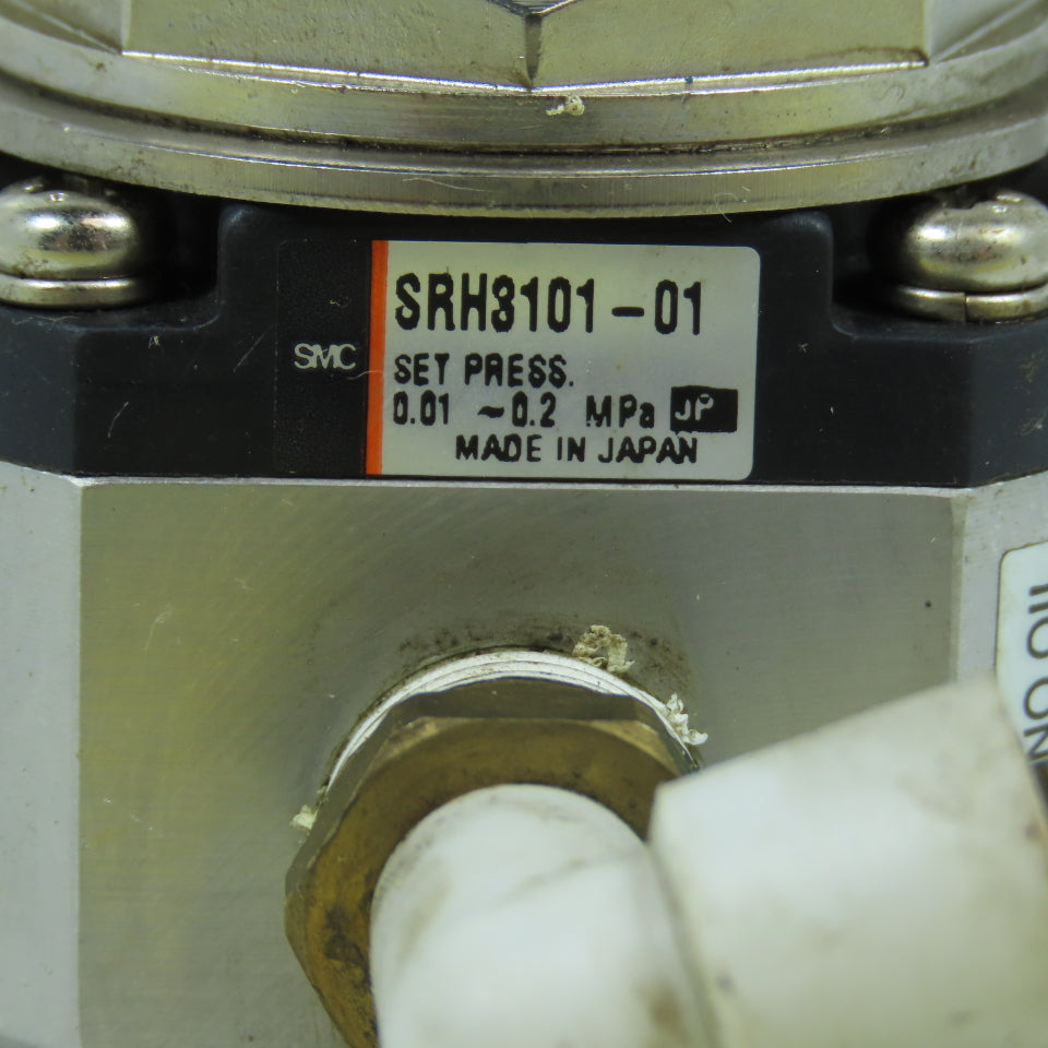 SMC SRH3101-01 Compressed Air Regulator Valve 0.01-0.2MPa 6mm Push Connect