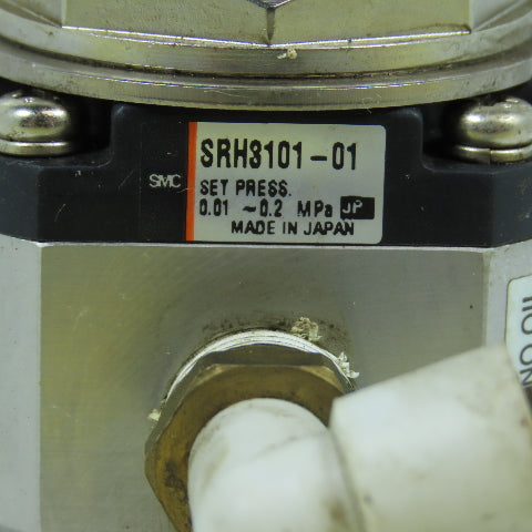 SMC SRH3101-01 Compressed Air Regulator Valve 0.01-0.2MPa 6mm Push Connect