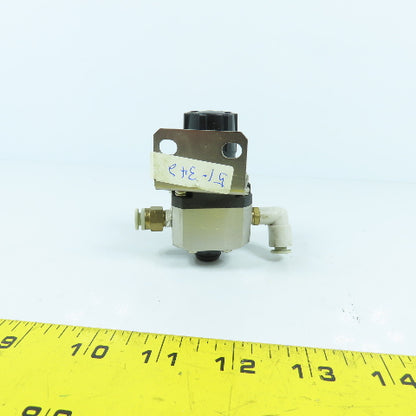 SMC SRH3101-01 Compressed Air Regulator Valve 0.01-0.2MPa 6mm Push Connect