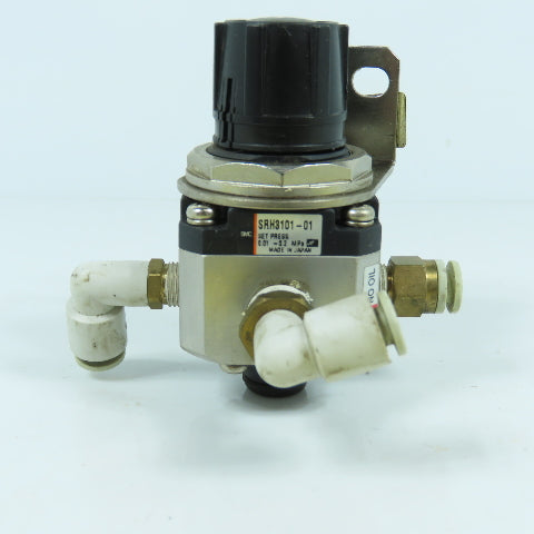 SMC SRH3101-01 Compressed Air Regulator Valve 0.01-0.2MPa 6mm Push Connect