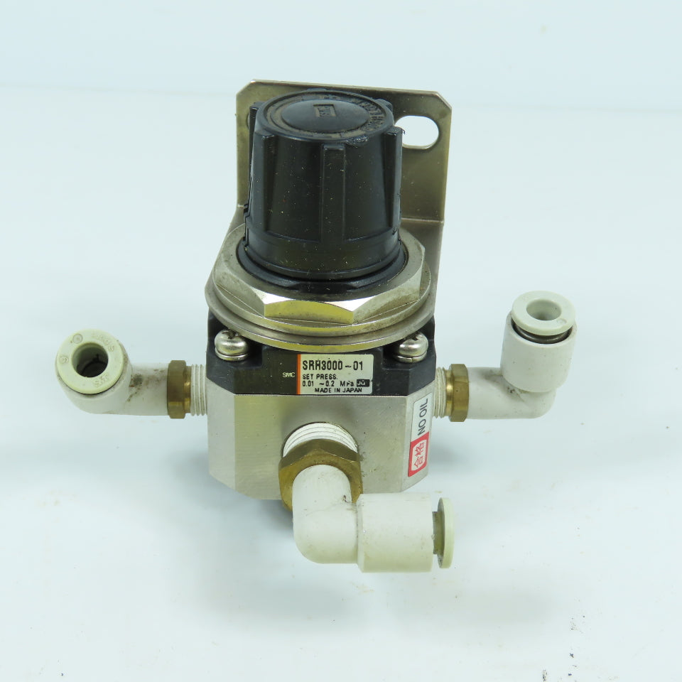 SMC SRH3000-01 Compressed Air Regulator Valve 0.01-0.2MPa 6mm Push Connect