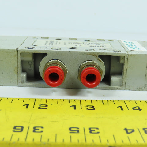 Numatics L22BB652B000061 5/3 Double Solenoid Valve 145PSIG 24VDC Coil 1/4"
