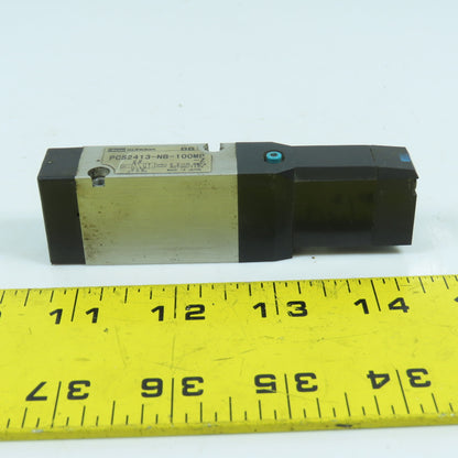 Parker Kuroda PCS2413-NB-100MP Pneumatic Solenoid Valve 100/115V Coil 0.2-0.8MPa
