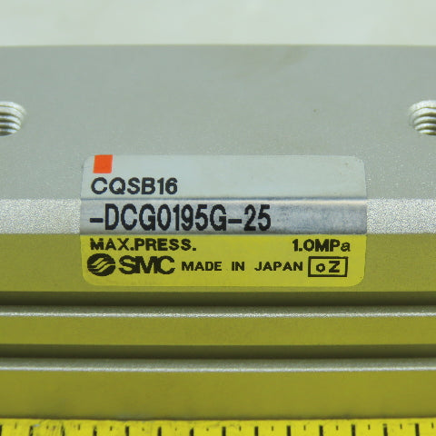 SMC CQSB16-DCG0195G-25 Double Acting/Ended Air Cylinder 25mm Stroke 19.5mm Bore