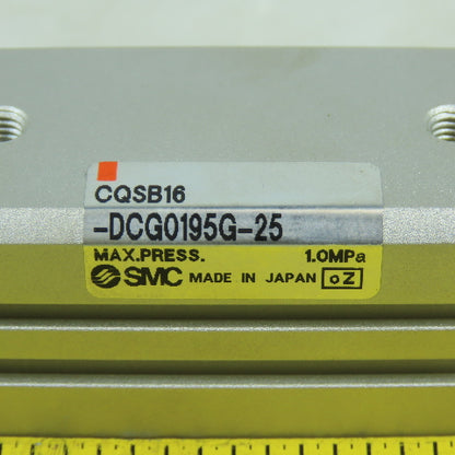 SMC CQSB16-DCG0195G-25 Double Acting/Ended Air Cylinder 25mm Stroke 19.5mm Bore