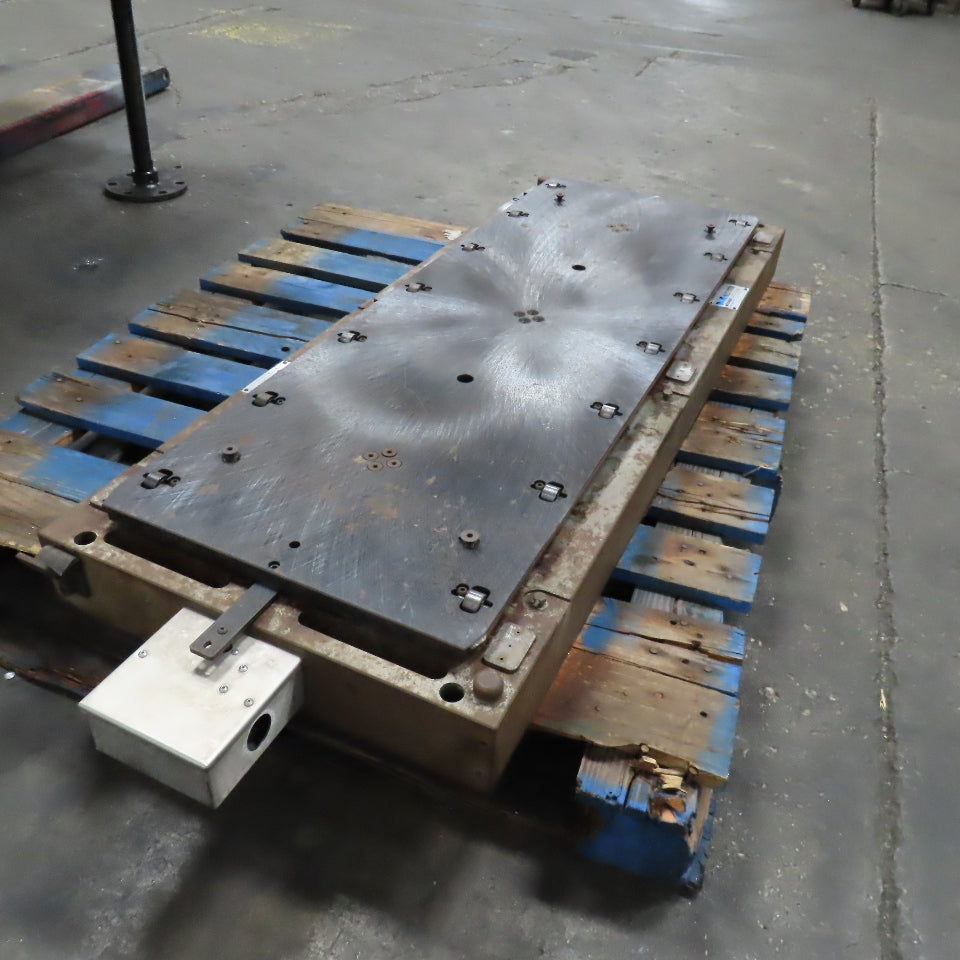 Midaco A60SD Automatic Pallet Changer 220V 1Ph 64" x 39" Dual Aluminum Pallets