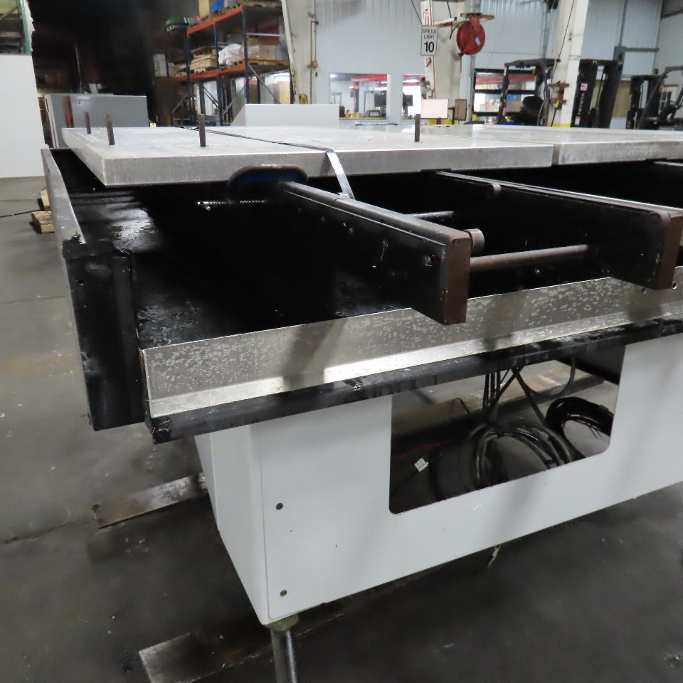 Midaco A60SD Automatic Pallet Changer 220V 1Ph 64" x 39" Dual Aluminum Pallets