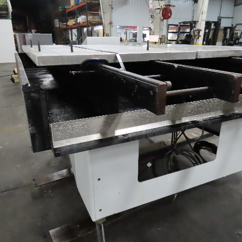Midaco A60SD Automatic Pallet Changer 220V 1Ph 64" x 39" Dual Aluminum Pallets