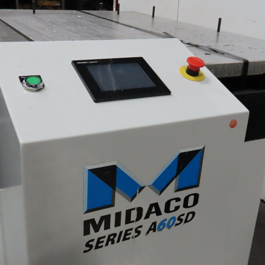 Midaco A60SD Automatic Pallet Changer 220V 1Ph 64" x 39" Dual Aluminum Pallets