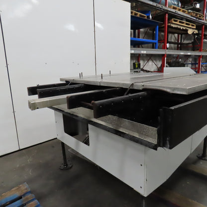 Midaco A60SD Automatic Pallet Changer 220V 1Ph 64" x 39" Dual Aluminum Pallets