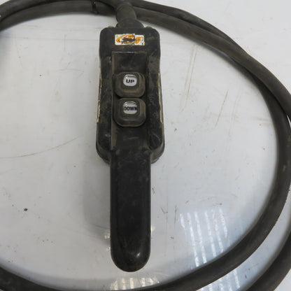 CM Hoist Pendant Station Control Wand W/10' Cord 3 Wire W/Ground