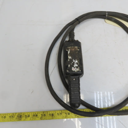 CM Hoist Pendant Station Control Wand W/10' Cord 3 Wire W/Ground