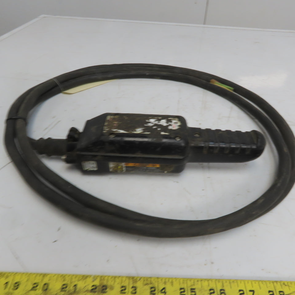 CM Hoist Pendant Station Control Wand W/10' Cord 3 Wire W/Ground