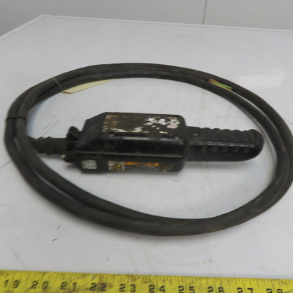 CM Hoist Pendant Station Control Wand W/10' Cord 3 Wire W/Ground