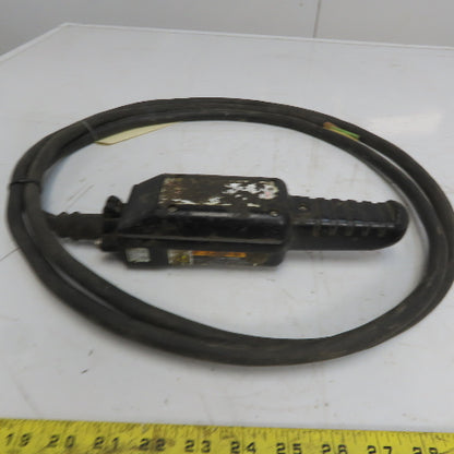 CM Hoist Pendant Station Control Wand W/10' Cord 3 Wire W/Ground
