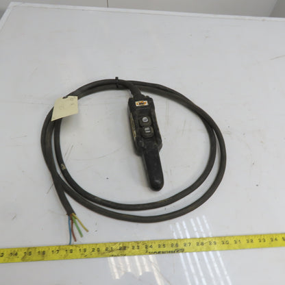 CM Hoist Pendant Station Control Wand W/10' Cord 3 Wire W/Ground