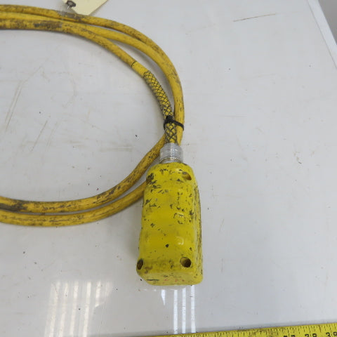 Square D BW93Y Hoist Pendant Station Control Wand W/10' Cord 3 Wire W/Ground